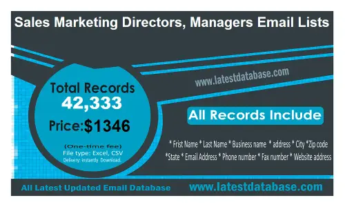 Sales Marketing Directors Managers Email Lists.webp