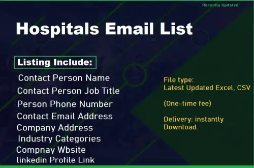 Hospitals Email Lists.webp
