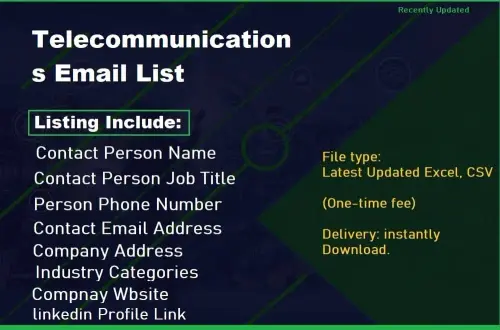 Telecommunications Email Lists.webp