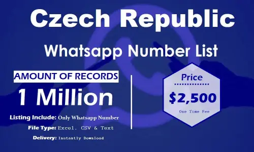Список номеров WhatsApp в Чехии.webp