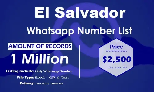Список номеров WhatsApp в Сальвадоре.webp