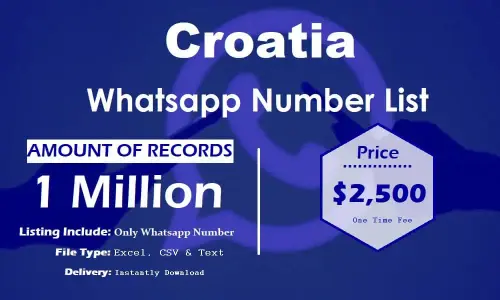 Список номеров WhatsApp в Хорватии.webp