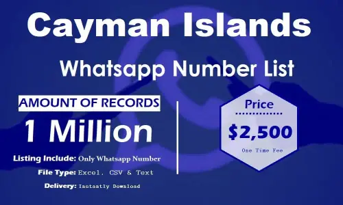 Список номеров WhatsApp на Каймановых островах.webp