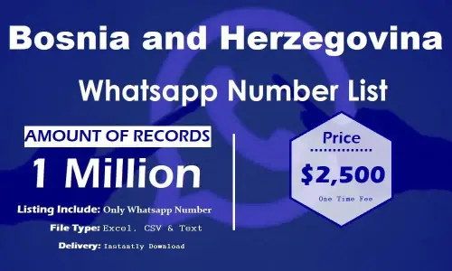 Список номеров WhatsApp для Боснии и Герцеговины.webp