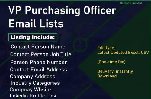 VP Purchasing Officer Email Lists.webp