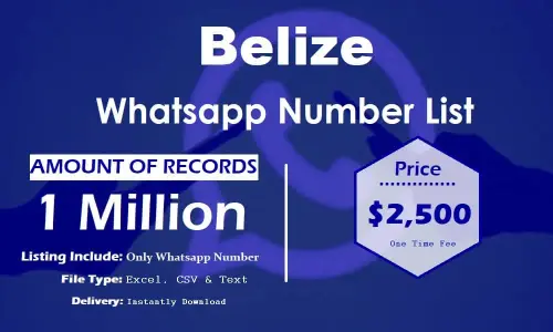 Список номеров WhatsApp в Белизе.webp