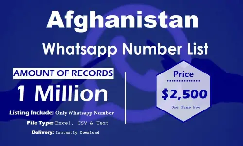 Список номеров WhatsApp в Афганистане.webp