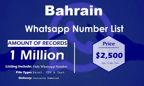 Список номеров WhatsApp в Бахрейне.webp