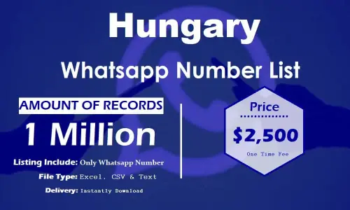 Список номеров WhatsApp в Венгрии.webp