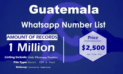 Список номеров WhatsApp в Гватемале.webp
