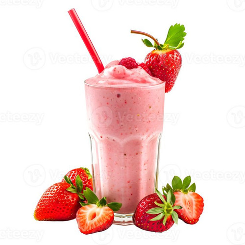 AI generated Strawberry milkshake PNG.jpg