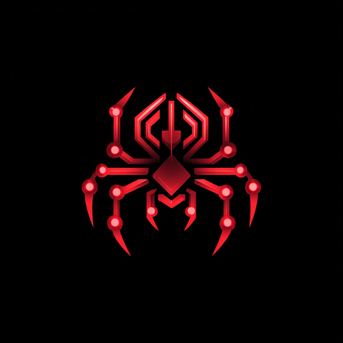 ismakwa Prompt A flat vector logo mark of a cybernetic spider 48c076d4 6e45 4f43 be20 241d6300c7ee 1.png