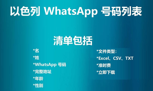 Israel WhatsApp Number List.jpg