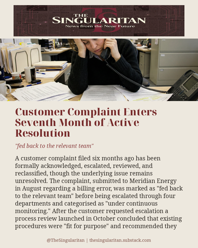 Customer Complaint Enters Seventh Month of Active 01.png