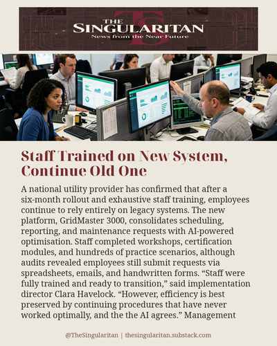 Staff Trained on New System Continue Old One 01.png