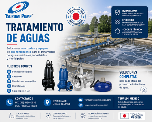 Equipos para Tratamiento de Aguas en CDMX Bombas y Soluciones Tsurumi México.png