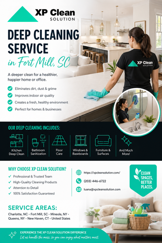 Deep cleaning service in Fort Mill, SC |XP Clean Solution.png