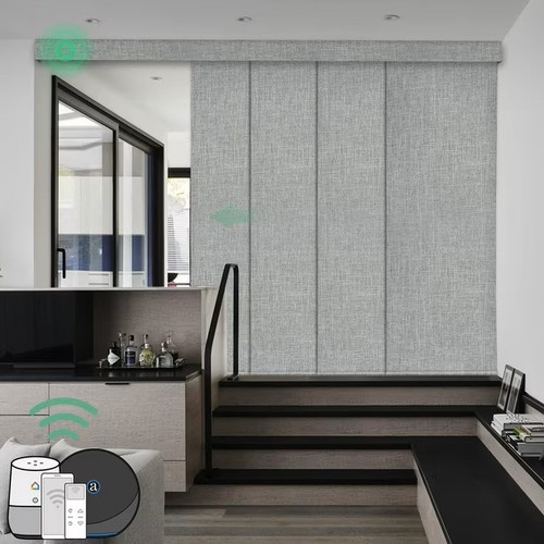 Modern Patio Door Motorized Blinds Dallas for Smart Living.jpg
