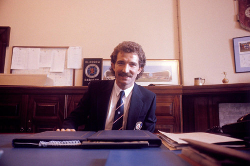 Souness at a desk in Ibrox 668589081 1280179567550202 6046784537138094932 n.jpg