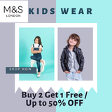 Buy 2 Get 1 Free Up to 50% OFF