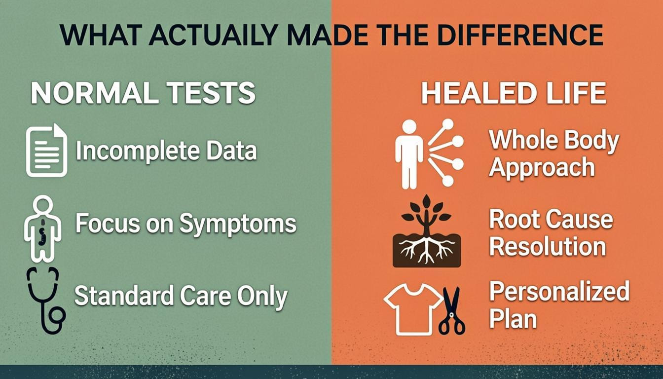 comparison visual: What Actually Made the Difference