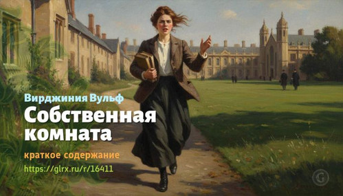 Читать краткий пересказ романа Вирджинии Вульф «Собственная комната». Собственная комната, Вульф, кр.jpg