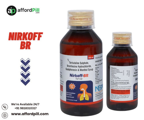 If you are looking for an effective solution to manage cough and chest congestion, Nirkoff Br Syrup is a trusted choice. Designed to provide fast relief from both dry and wet cough, this syrup helps loosen mucus, clear airways, and soothe throat irritation. Its advanced formula supports easier breathing and helps you get back to your daily routine without discomfort.
Buying Nirkoff Br Syrup online is now easier than ever. Instead of visiting multiple pharmacies, you can conveniently order from reliable platforms like AffordPill, where quality and affordability come together. With competitive pricing and genuine products, AffordPill ensures that you get the best value for your money.
One of the major benefits of ordering from AffordPill is fast and secure delivery. When you are dealing with cough and congestion, timely access to medicine is important. With quick shipping options, you can receive Nirkoff Br Syrup right at your doorstep without any hassle. The platform also offers a smooth ordering process, making it simple for anyone to purchase medicines online.
Nirkoff Br Syrup is suitable for managing cough caused by colds, infections, or environmental factors like dust and pollution. Its soothing action helps reduce throat irritation while working on mucus buildup, providing complete respiratory comfort. Regular use as directed can help improve symptoms effectively.
Don’t let cough and congestion affect your daily life. Choose a reliable and affordable option by ordering Nirkoff Br Syrup today from AffordPill. Experience the convenience of online shopping along with fast relief and trusted quality—all in one place.

Order Now:-https://www.affordpill.com/products/nirkoff-br
E-mail :-info@affordpill.com
Address :-  D-67, Sector-6, Noida, Uttar Pradesh - 201301
Content No:- +91 9818310317