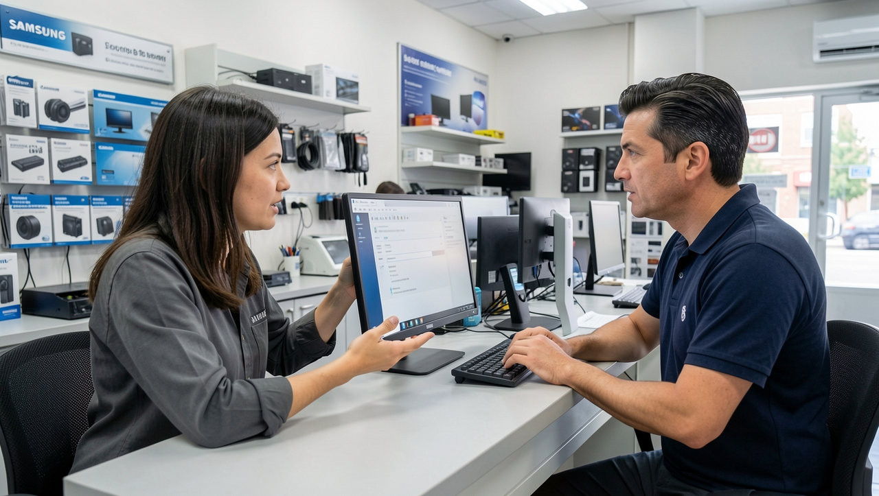 Проблемы с экраном: как выбрать сервис для ремонта монитора Samsung