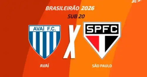 São Paulo enfrenta o Avaí no Brasileirão sub-20; Saiba tudo sobre a partida! 