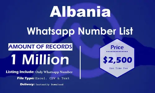 Список номеров WhatsApp в Албании.webp