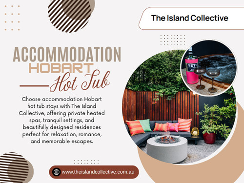 While hot tub accommodations are popular among couples, they are also great for solo travelers and small groups. After a busy day, relaxing in a spa can help recharge your energy and prepare you for the next adventure.

The Island Collective

Location: Hobart, Tasmania, 7000 Australia
Phone: +61400101466

Read Our Blogs:
https://v.gd/Bz0EoA
https://tinyurl.com/242nby64
https://is.gd/x60dru

More Links:
https://v.gd/gi0QNa
https://is.gd/I8dYow
https://tinyurl.com/22d6672f