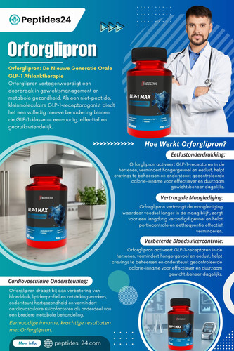 Klinische gegevens over orforglipron ontwikkelen zich nog, maar vroege resultaten zijn veelbelovend.

Contact :Peptides24

Adres: Den Ouden Dries 92 ,Eindhoven, Noord-Brabant ,5632 KL

Officiële website: https://peptides-24.com/product/orforglipron/

Lees onze blog:

https://medium.com/@peptides-24/orforglipron-kopen-db6de940cd54

https://peptides-24.wixsite.com/peptides-24/

https://peptides24.mystrikingly.com/

Meer koppelingen:

https://solo.to/peptides_24

https://whoosmind.com/peptides24

https://www.gravatar.com/24peptides