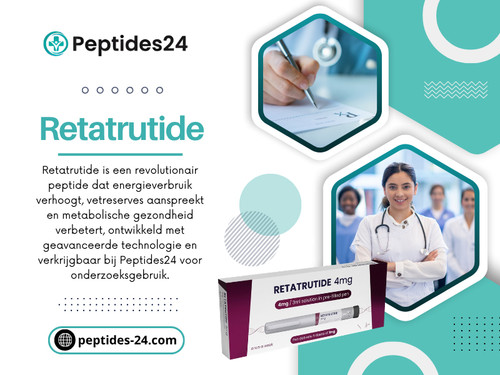 In plaats van één effect te gebruiken, creëert retatrutide een gecoördineerde respons die vetverlies vanuit meerdere invalshoeken ondersteunt.

Contact :Peptides24
Adres:  Den Ouden Dries 92 ,Eindhoven, Noord-Brabant ,5632 KL

Officiële website:  https://peptides-24.com/product/retatrutide/

Lees onze blog:
https://shoppeptides24.wordpress.com/over-ons/https://medium.com/@peptides-24/orforglipron-kopen-db6de940cd54
https://peptides-24.wixsite.com/peptides-24/over-ons

Meer koppelingen:
https://igli.me/peptides-24
https://vimeo.com/peptides24
https://www.gravatar.com/24peptides