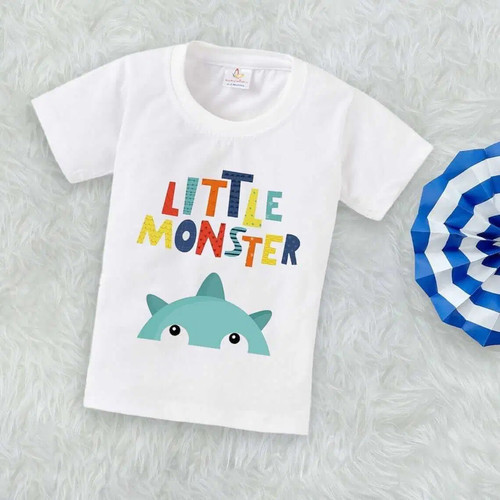 little monster theme family tshirt for kids unisex cotton.jpg