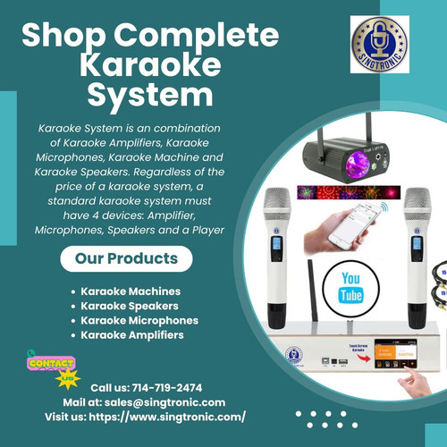 Shop Complete Karaoke System for Home & Party Fun Singtronic.jpg