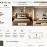 low height beds ceiling perception optimized