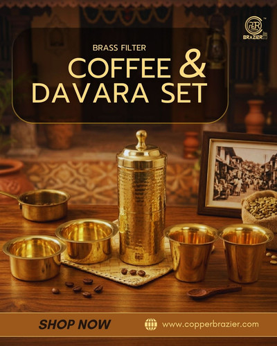 Brew Like a Pro – Brass Filter Coffee & Davara Set for Authentic Filter Kaapi.jpg