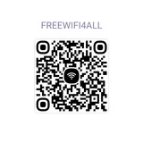Wi Fi QR code FREEWIFI4ALL