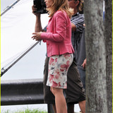 Jennifer Lopez on the set of the movie "Parker"  Boca Raton, Florida September 26,2011