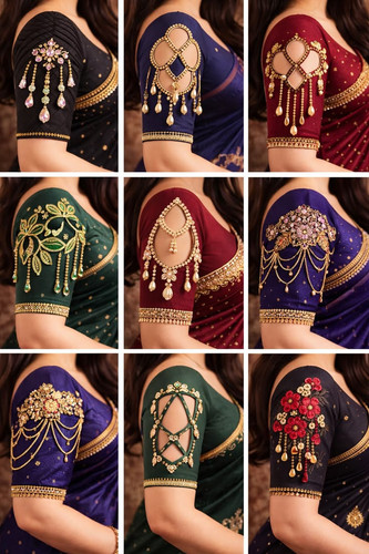 saree blouse sudithar images and lekanga fashion tailoring designs (32)