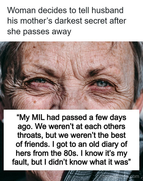woman found diary deceased mils secret.jpg
