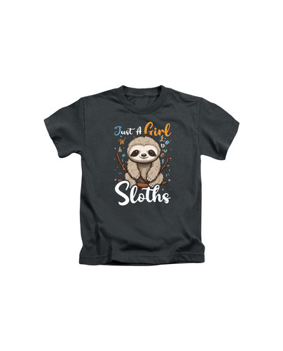 c856 sloth just a girl who loves sloths+Black.jpg