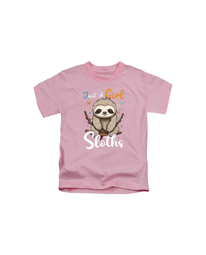 c856 sloth just a girl who loves sloths+Baby Pink.jpg
