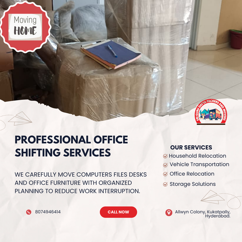 Our team planned the shifting process properly and completed the move on time..png