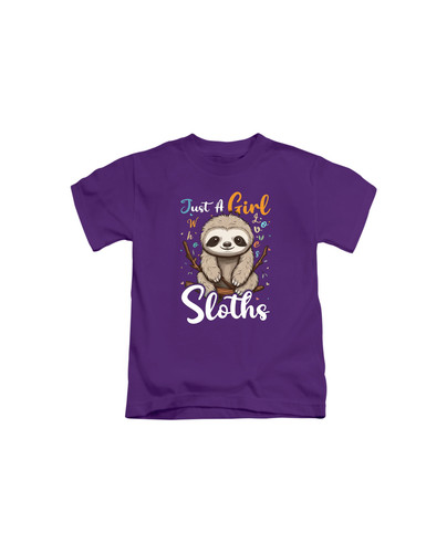 c856 sloth just a girl who loves sloths+Purple.jpg