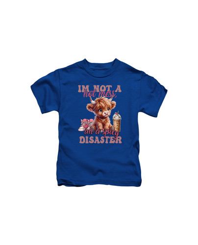 c853 I'm Not A Hot Mess, I'm A Spicy Disaster+Royal blue.jpg
