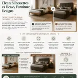 clean silhouettes vs heavy furniture designs optimized