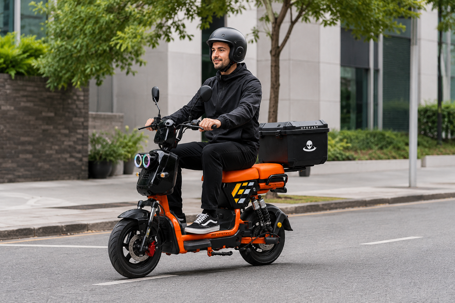 Side profile of the V-Cruiser, designed for long-distance comfort.