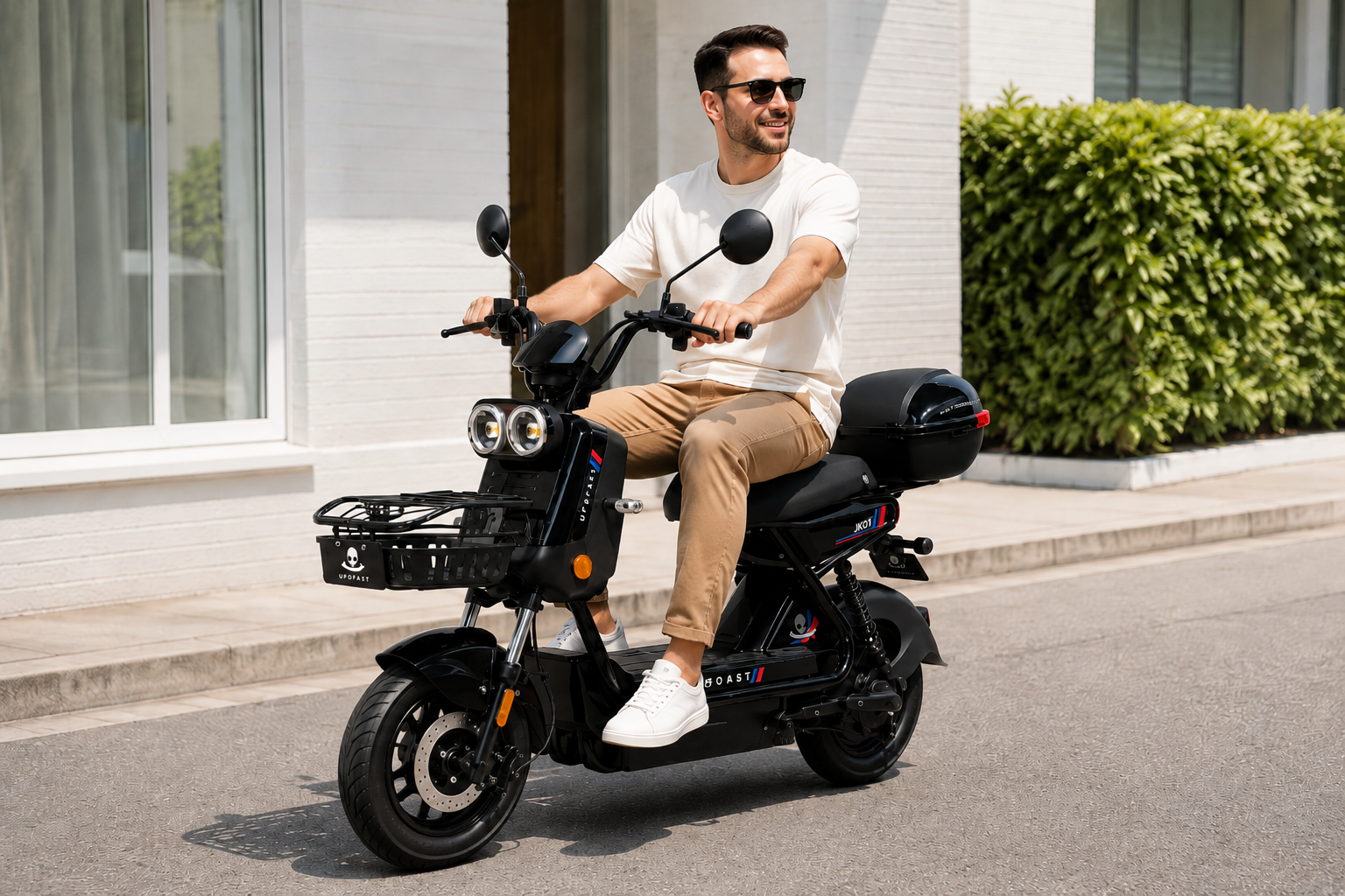 Side profile of the V-Cruiser, designed for long-distance comfort.