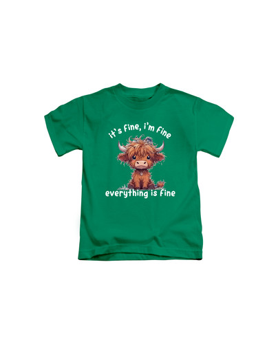 c851 highland cow im fine+Bottle green.jpg